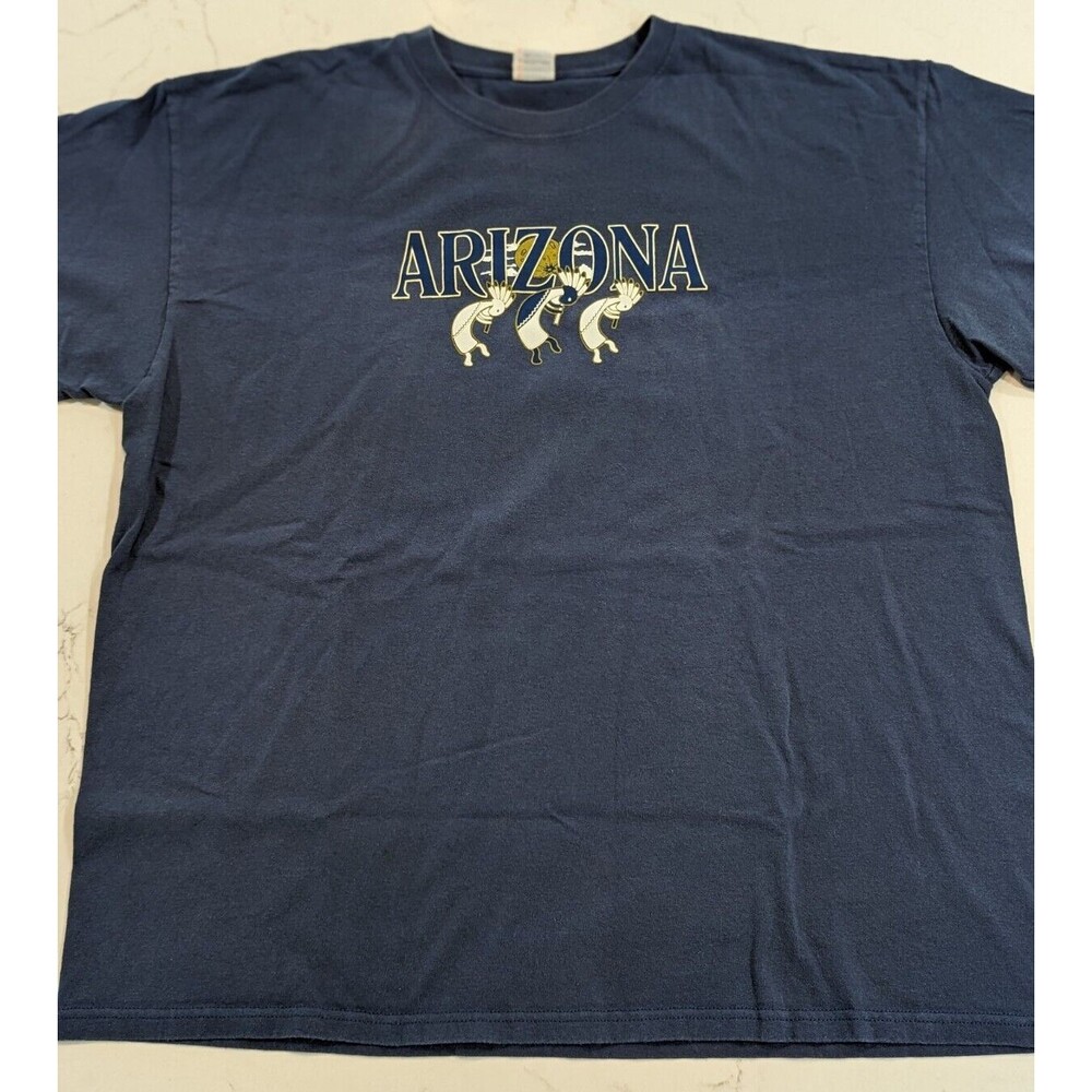 Vintage Blue Arizona T-Shirt Size XXL Yazbek